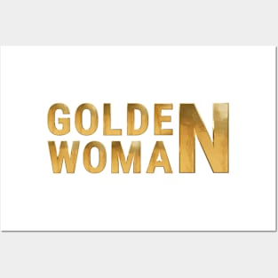 Golden Woman Posters and Art